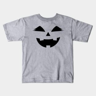 Cute Halloween Pumpkin Face Kids T-Shirt